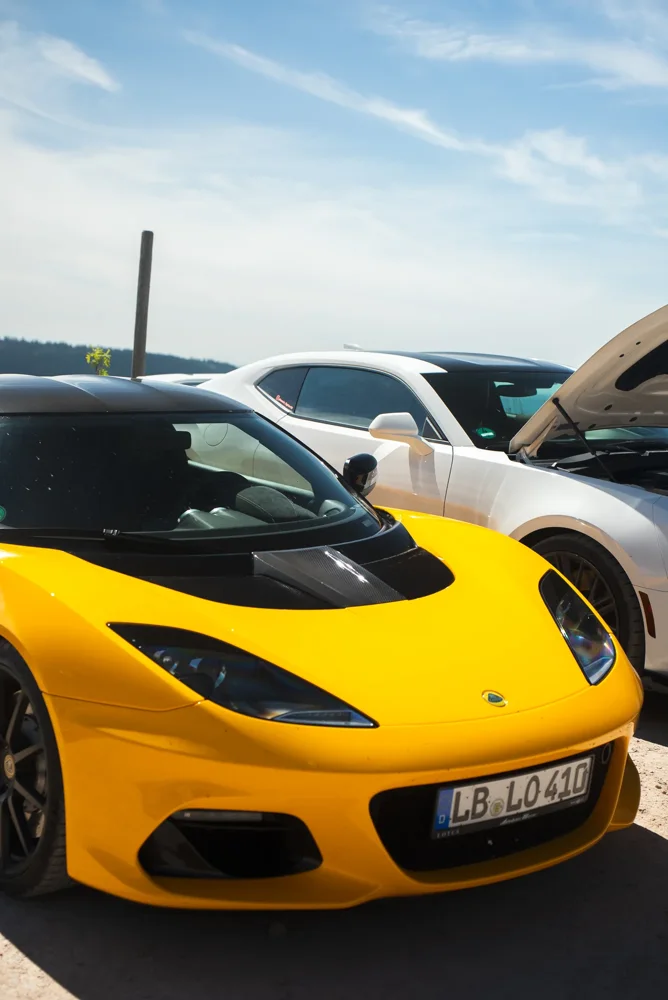 Gelber Lotus beim Tourstopp