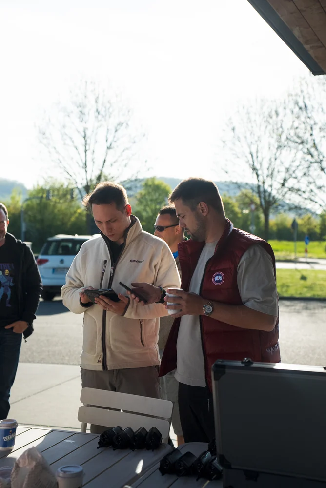 Vorbereitung und Austausch beim Tourstart