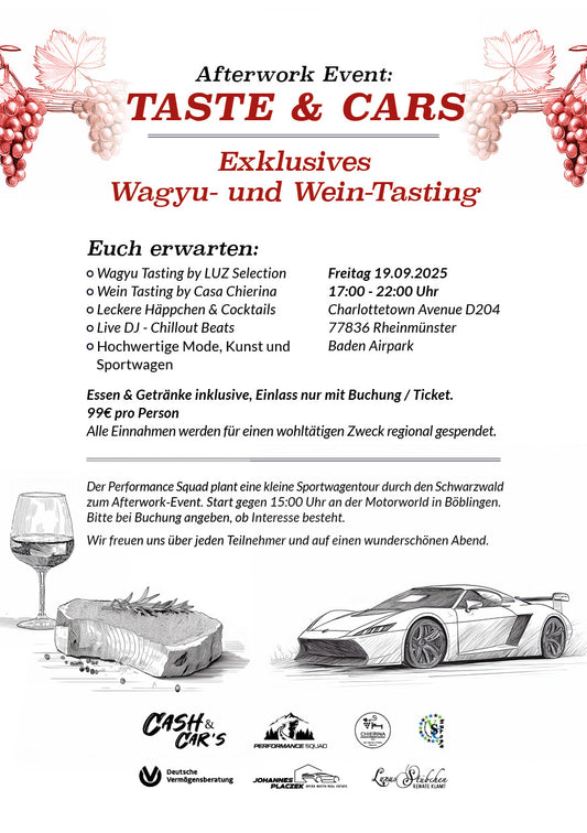 Afterwork: Taste & Cars